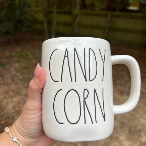 Rae Dunn CANDY CORN Ceramic Mug - Picture 4 of 7